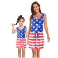 Mommy and Me Jumpsuit Matching Outfits Independence Day Clothes 2025 Casual Mother Daughter Family Sleeveless Jumpsuit