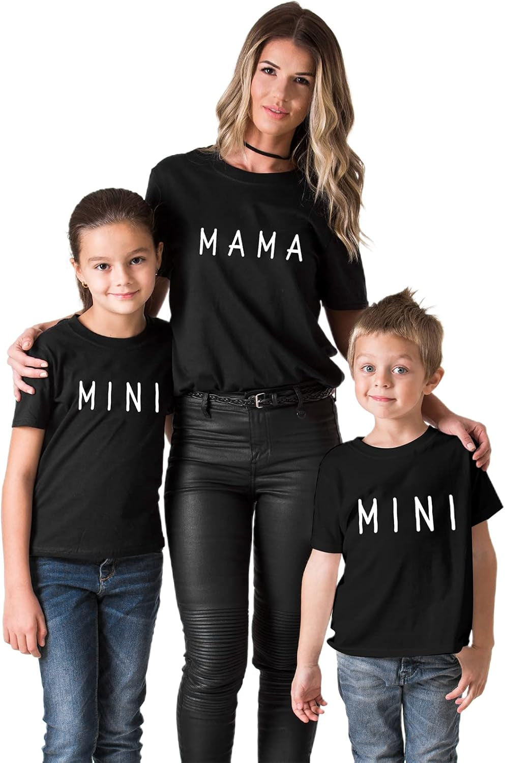 Mama and Mini Matching Outfits Mommy and Me Outfits Mom Daughter Matching Outfits Mother Baby Matching Short Sleeve Tee